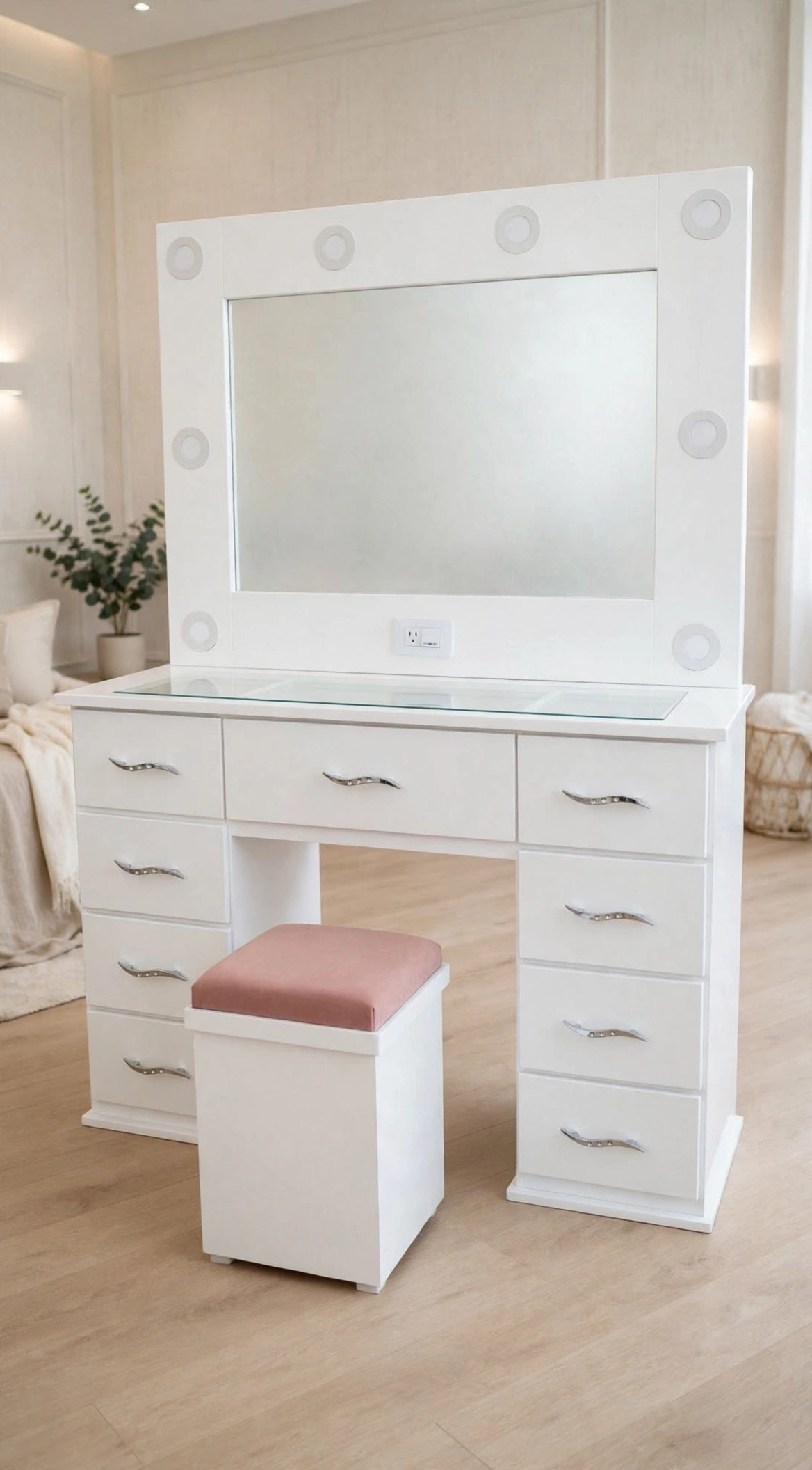 Tocador estilo Hollywood de Casa Elegante